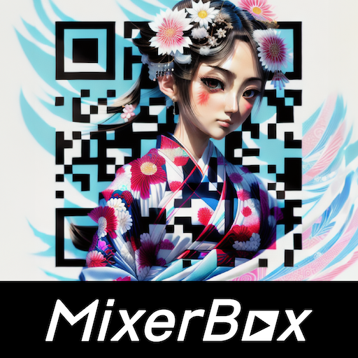 MixerBox QR logo